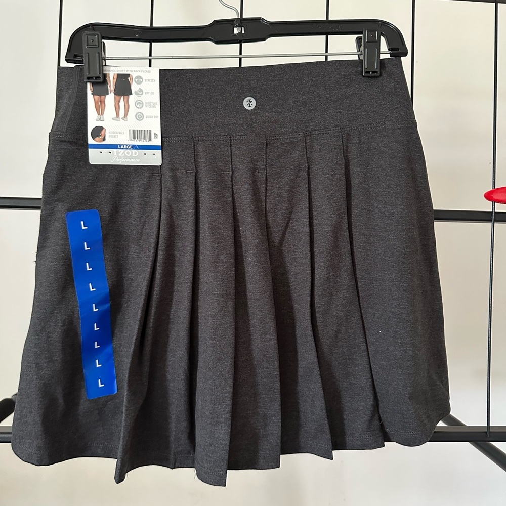 Izod Black A-line Mini Skirt for Work